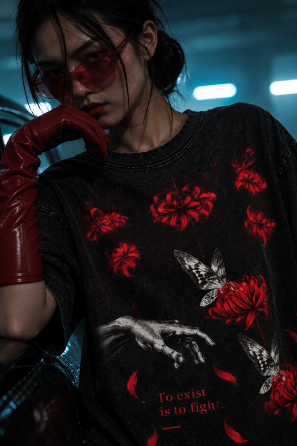 THE BLOOD LILIES - OVERSIZED TEE